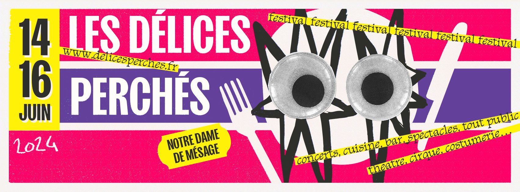 Festival Les Délices Perchés / Notre Dame de Mésage / Spectacles – Concerts – Cuisine